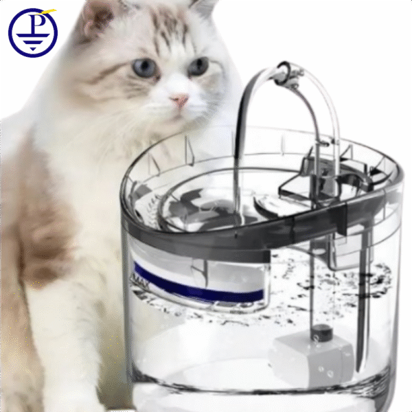 Fuente de agua para gatos con sensor de presencia HAPUP